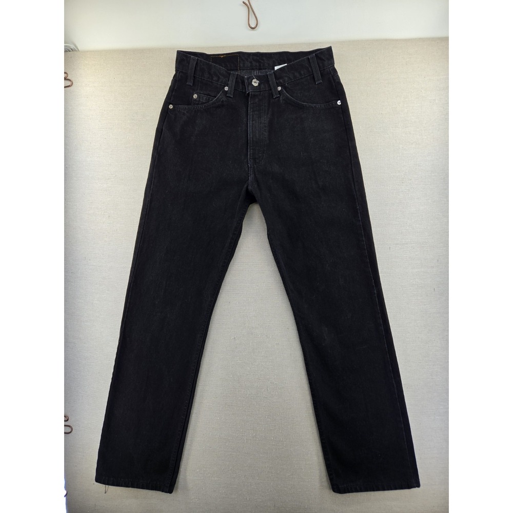Vtg Levis 505 Orange Tab Jeans Mens 32x30 Fits 31x31" Black 90s Made In USA